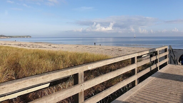 Tæt på stranden