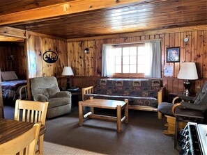 TV, fireplace - Wild Goose Resort - Osprey (Park Falls)