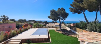 Maison d'architecte vue mer Ă  5 min. plage et crique