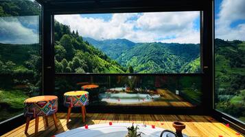 Business-Chalet | 1 Schlafzimmer, Schreibtisch, schallisolierte Zimmer
