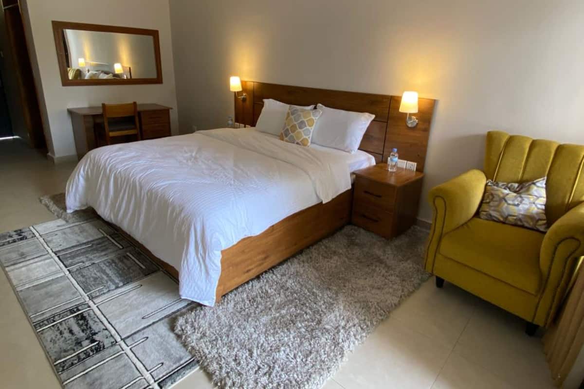 1 habitación, wifi gratis y ropa de cama