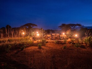 Fireplace - Tulia Amboseli Safari Camp (Amboseli)
