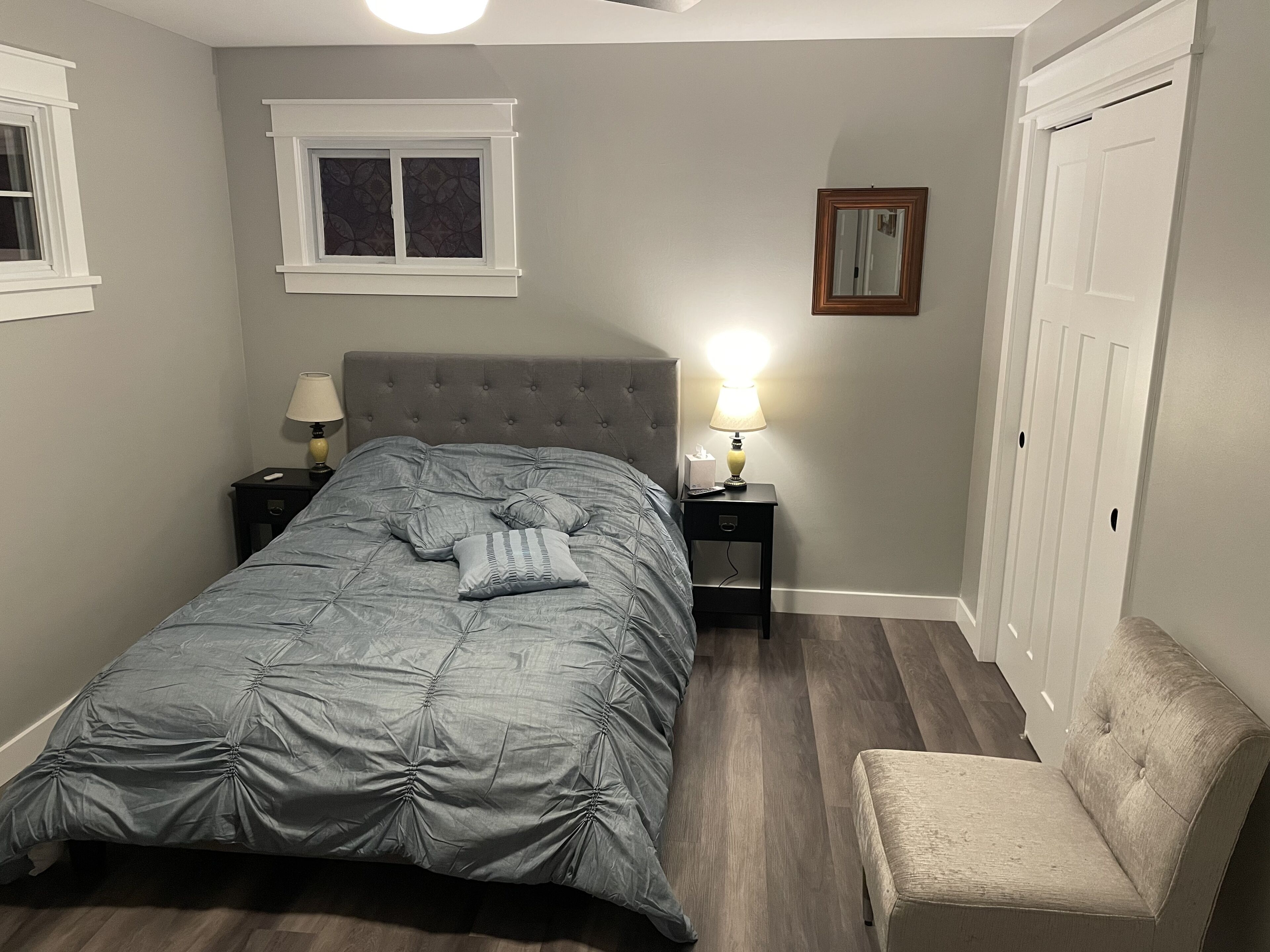 3 bedroom house, family and kids friendly. Check in/out needs accommodated.