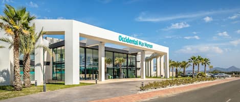 Overnatningsstedets facade