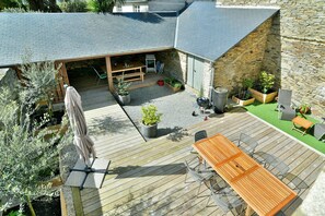 Outdoor dining - Ty Karet - Maison pour 6 proche plage (Saint-Cast-le-Guildo)