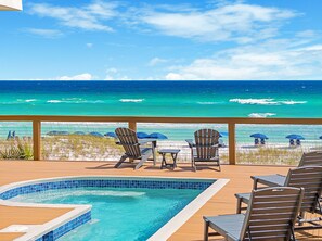 A heated pool - Latitudes|Private Beach Access|Gulf Front Home|Private Pool & Private Beach (Destin)
