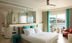 尊榮客房, 海景 | 義大利 Frette 床單、高級寢具、客房內保險箱、書桌