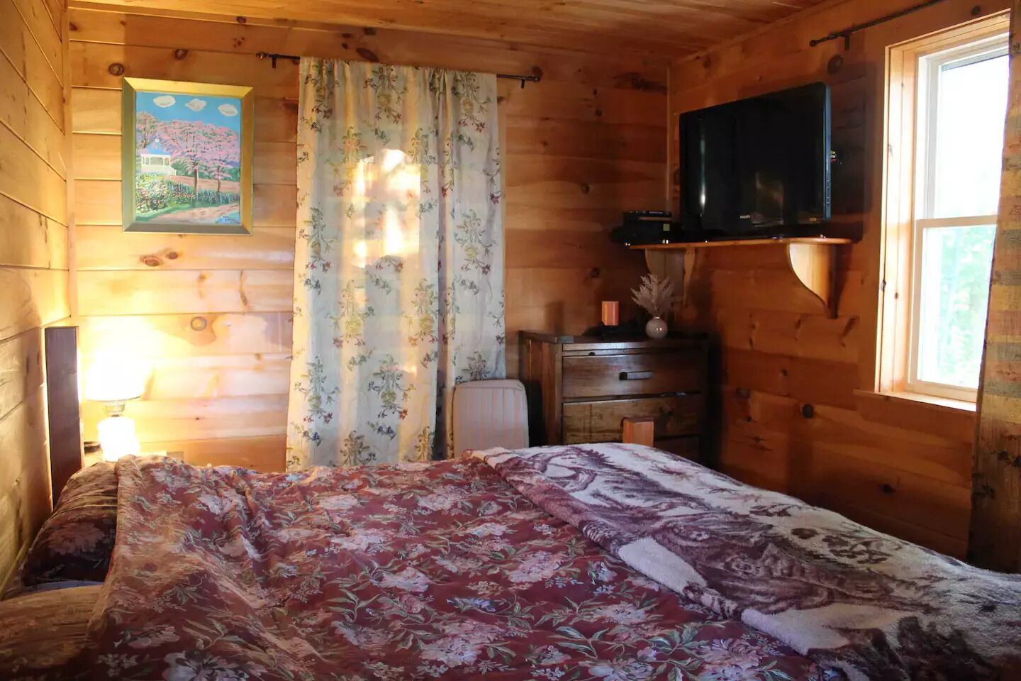 Mountain  side cabin views of sunsets every day  nearest neighbor is a mile away