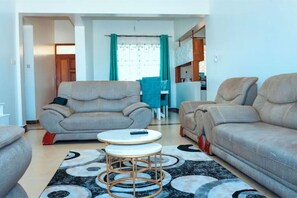 Living area - 2 bedroom Shanzu (Mombasa)