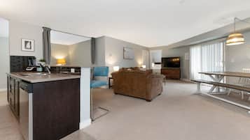 Een smart-tv en videogames