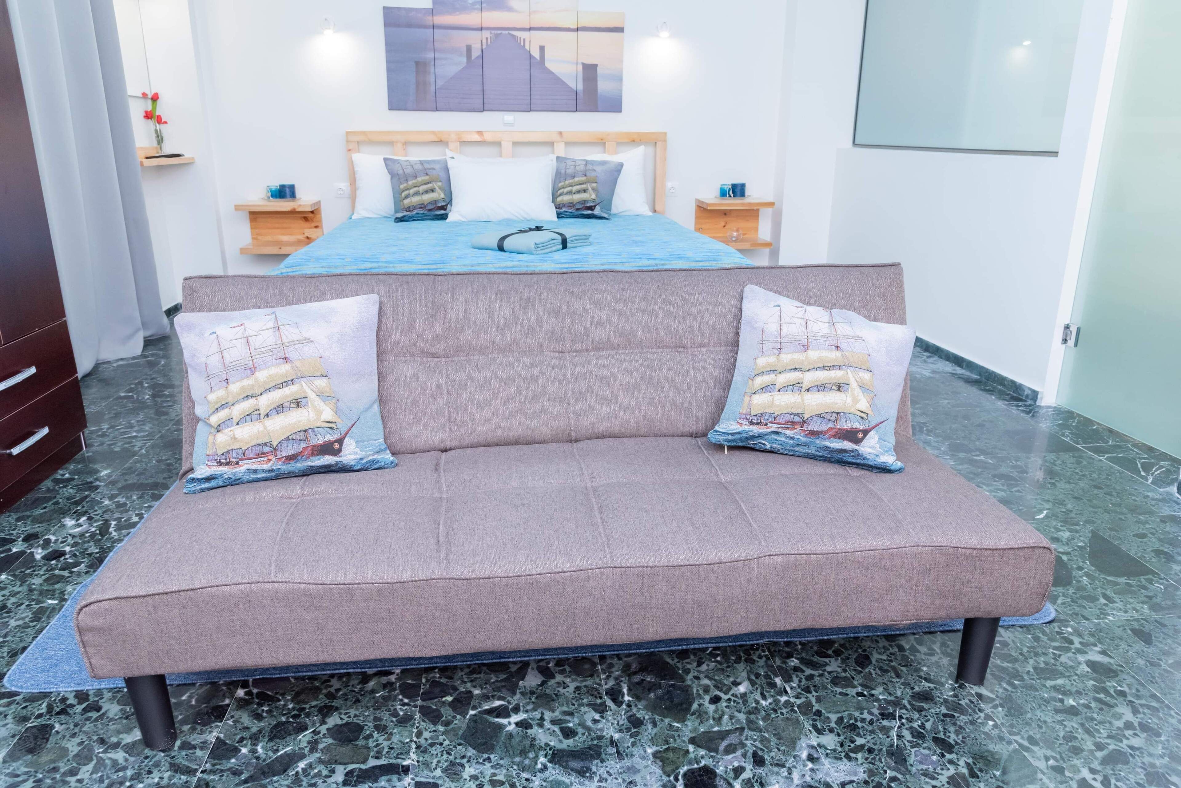 AS Alesias Suites Room 14 - 2 min From the Beach