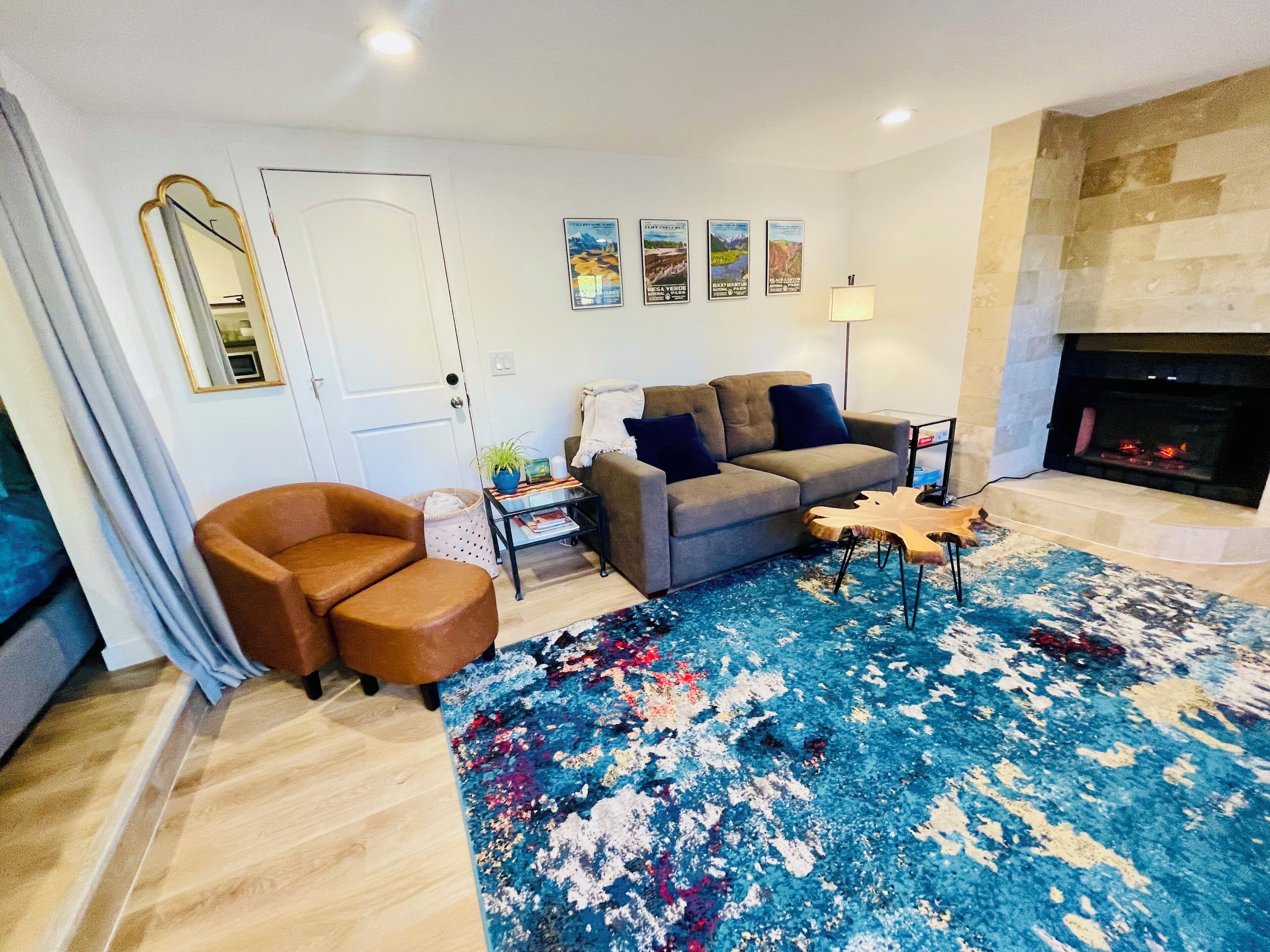 電視、壁爐、電腦螢幕