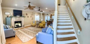 Smart TV, DVD player, books - Pet Friendly Tranquil Cottage with Fire-Pit and Seasonal Hot Tub Sept-March (Dauphin Island)