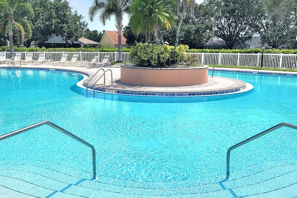 Resort style heated pool