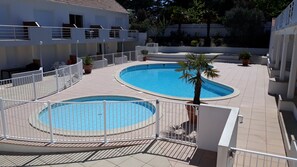 Piscina externa, piscina aquecida