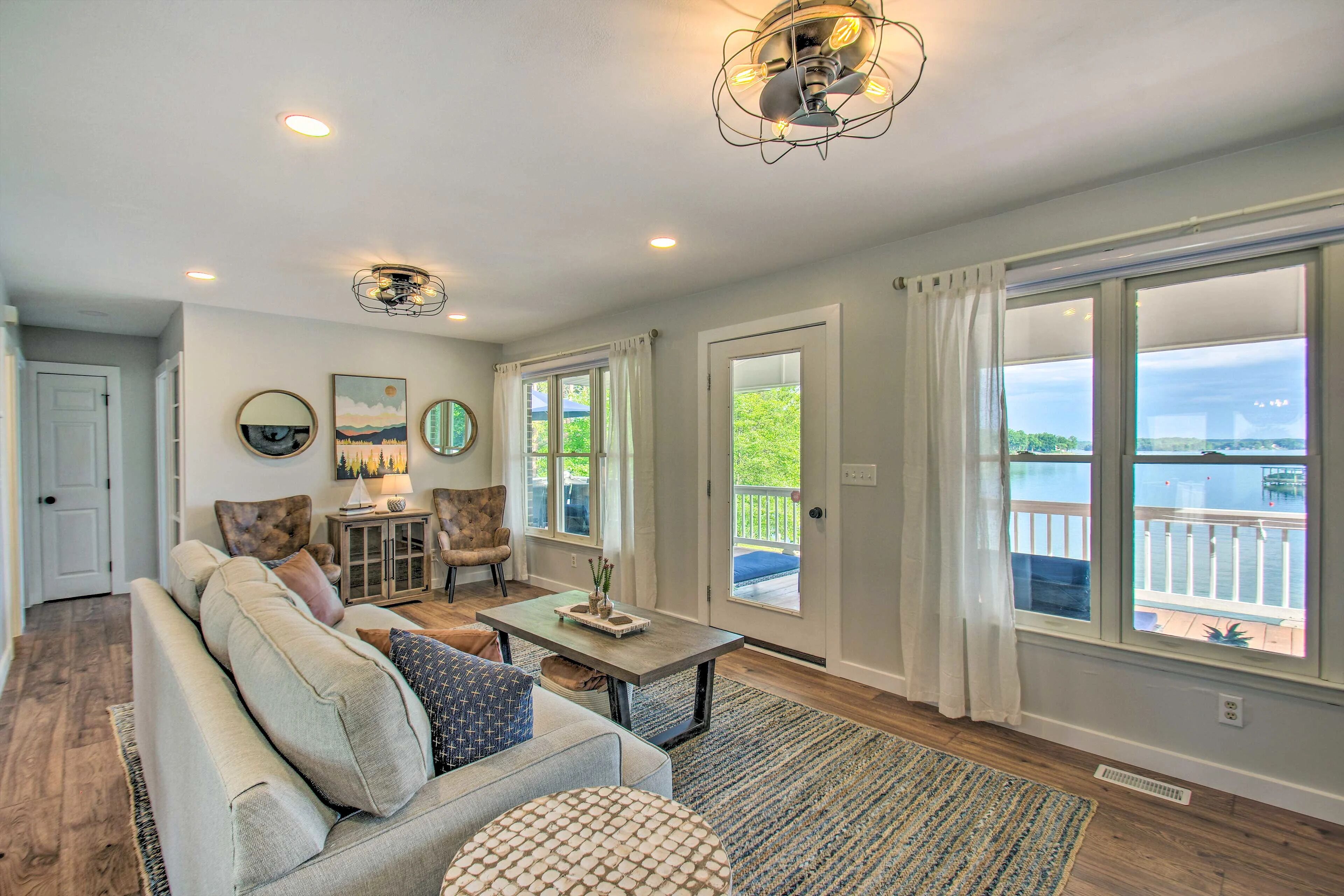 Lakefront Home w/ Large Private Dock, Slip, Open Water Views, Hot Tub and MORE!