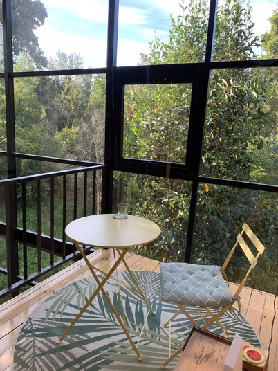 Forest dream house for remote work and rest