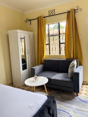 Classic-Studio, 1 großes Einzelbett | Wohnbereich