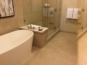 Shower, towels