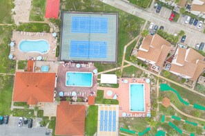 Piscine extérieure, piscine chauffée