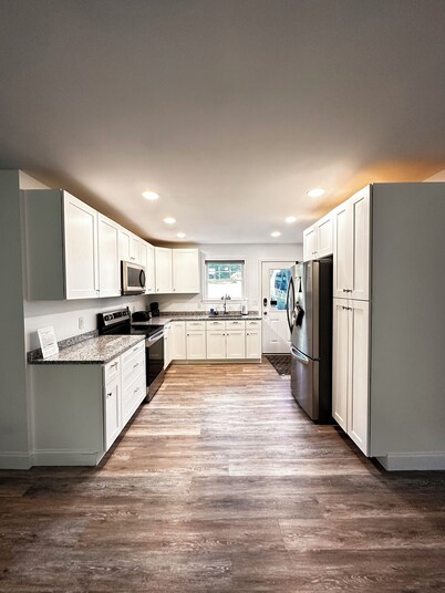 New, Stunning 3-bedroom, 5 acre home with AC & WIFI! Snowmobile & ATV trails