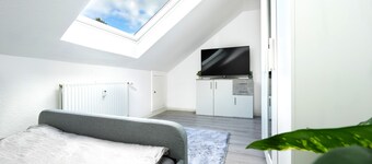 2.5-room incl. workplace, WLAN & free Netflix - fully equipped