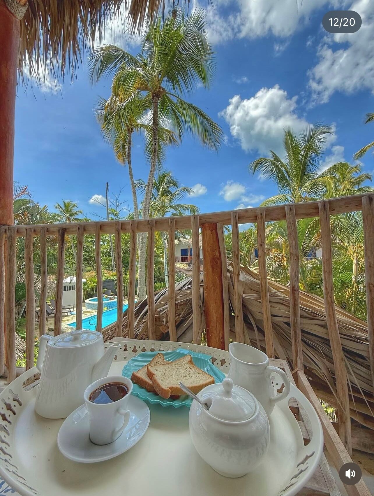 Vue depuis le balcon