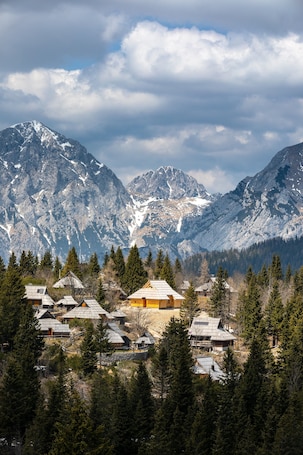 Luxury Cabin | View from room. Koča Žafran - Velika planina