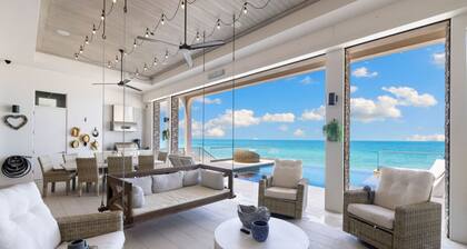 Luxe Beachfront Mansion | Private Pool, Theater + Game Room