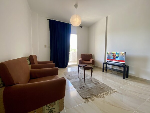 Classic Studio | Living area | Smart TV - Your Comfortable Home (New Cairo)