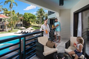 Luxury-Apartment, 2 Schlafzimmer | Terrasse/Patio