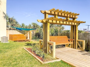 Studio, 2 grands lits (Top of The Gulf 306 ) | Terrasse/patio