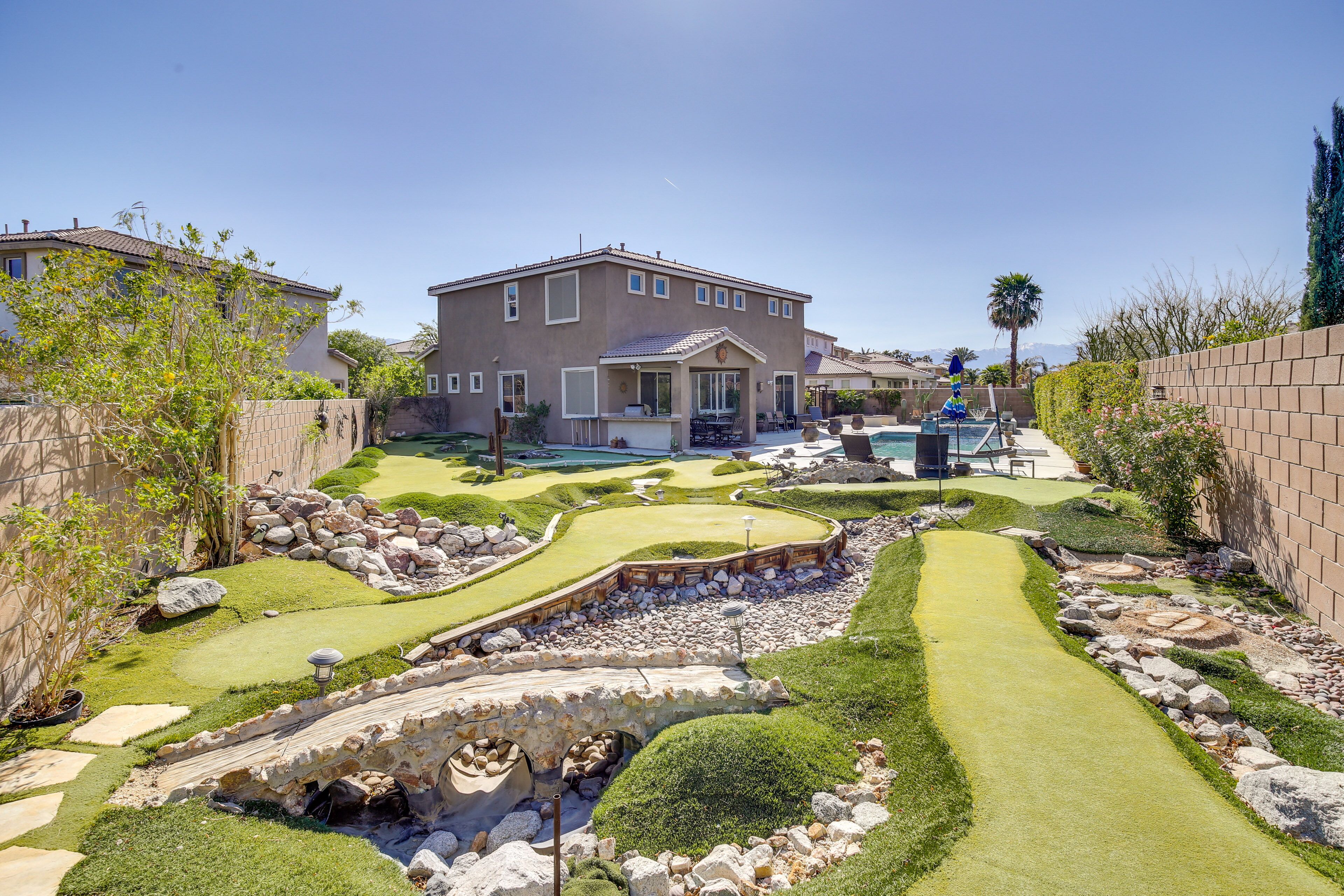 Indio Gem w/ Private Backyard Oasis, Pool + Spa!