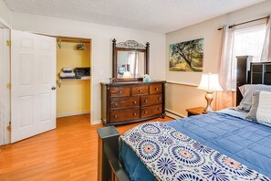 2 slaapkamers, een strijkplank/strijkijzer, wifi, beddengoed