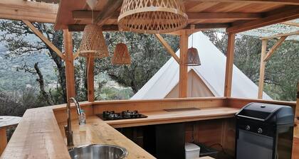 Alone in the world, zen glamping in the heart of the maquis 10km from Corte, calm, nature break