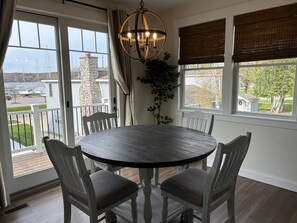 Dining - BOYNE CITY OASIS! Lake view, walk to downtown, 3br 2ba, new build entire house (Boyne City)