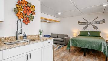 1 bedroom, travel crib, free WiFi, bed sheets