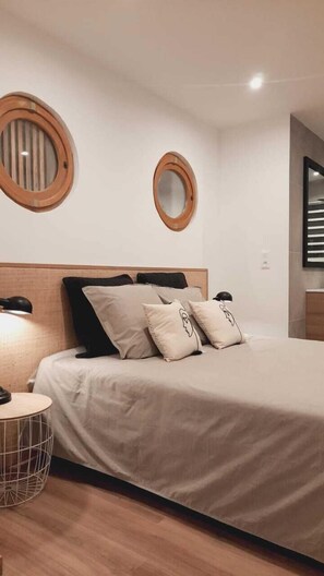 2 chambres, accès à Internet, literie fournie