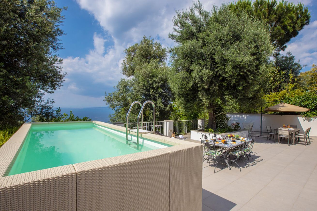 Una piscina riscaldata