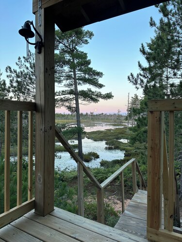 ORV/ATV/4x4 access only. REMOTE. Camping in a cabin. RUSTIC.