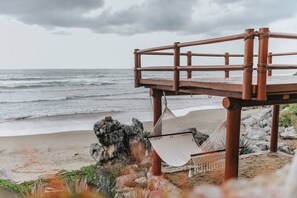 Liegestühle, Strandtücher