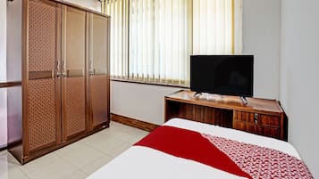 Kamar Single Standar | Wi-Fi gratis dan seprai linen
