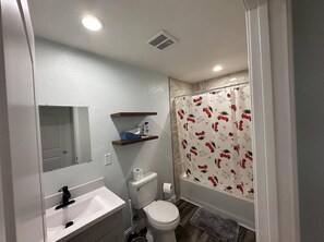 Towels, soap, toilet paper