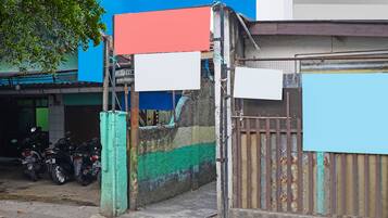 Overnatningsstedets facade