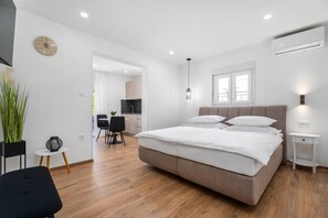 1 غرفة نوم وسرير سفر وواي فاي مجانًا وملاءات أسرّة