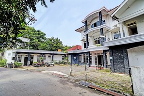 Majoituspaikan julkisivu