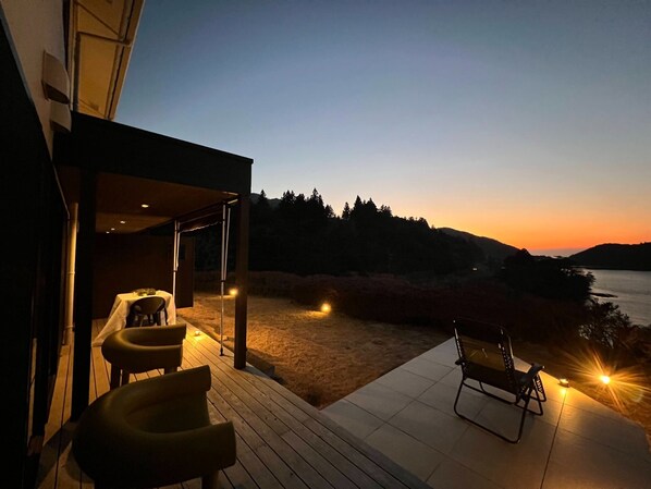 Terrace/patio - Lake view Japanese and Western room stay without meals no smoke / Unzen Nagasaki (Unzen)