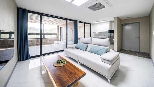 Family Double Room, 1 Bedroom, Non Smoking, Mountain View - Sadam Stay (Goesan)