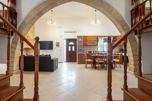 Interior - Villa 'Nikolaos' with Sea View, Wi-Fi and Air Conditioning (Rhodes)