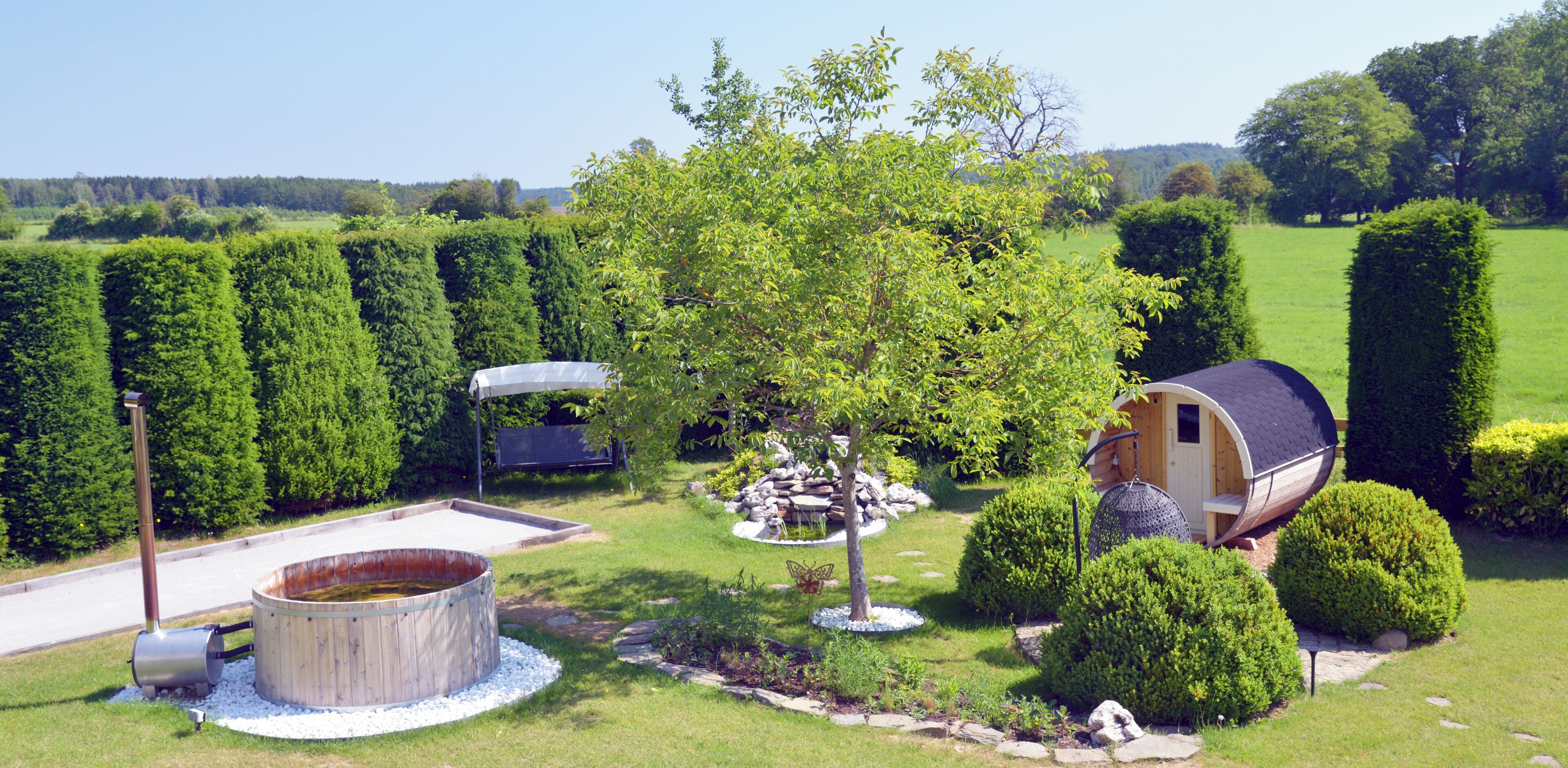 Terrein van de accommodatie